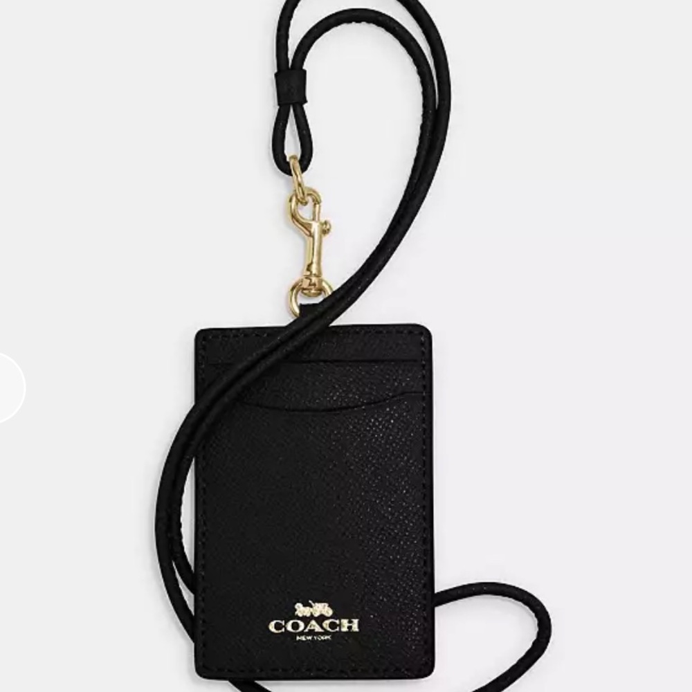 COACH Id Lanyard In Signature Canvas - Picture 1 of 2
